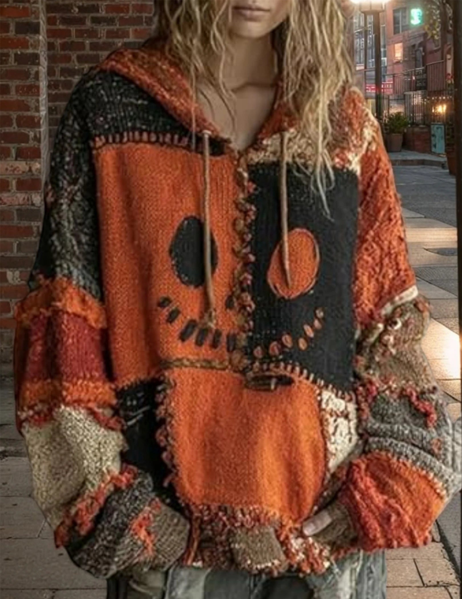Face Patch Hoodie